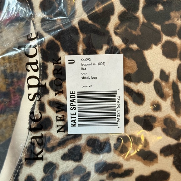 NWT Kate Spade Duo Leopard Haircalf Crossbody Bag - Picture 11 of 14